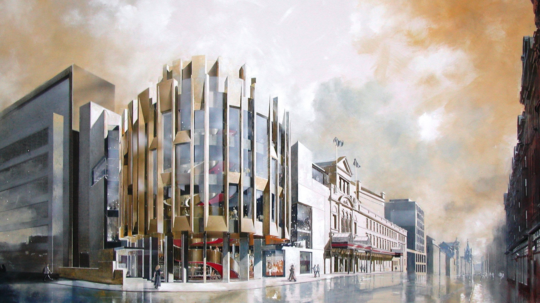 Artist's representation, Theatre Royal Glasgow.