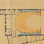 Charles Phipps, Dress Circle Plan, 1895